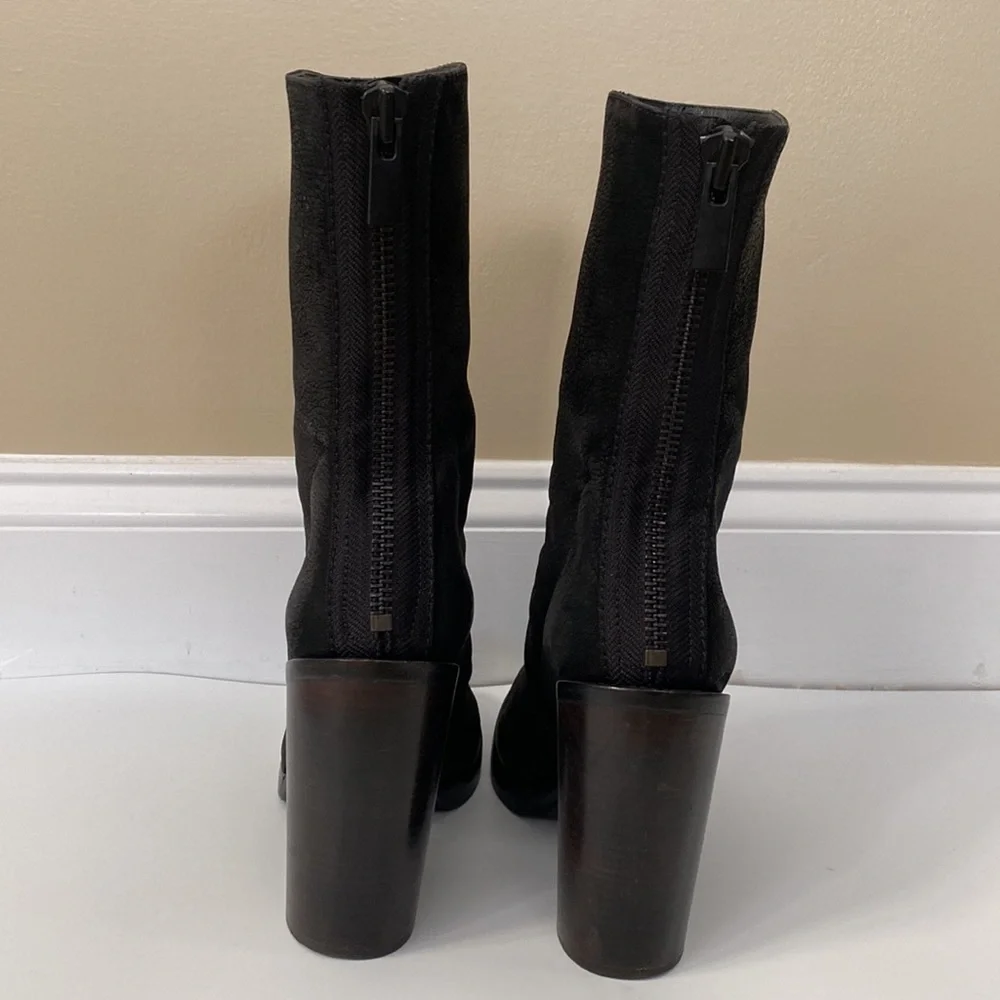 Haider Ackermann Lissee Heeled Leather Boots Size EU 38/US 7